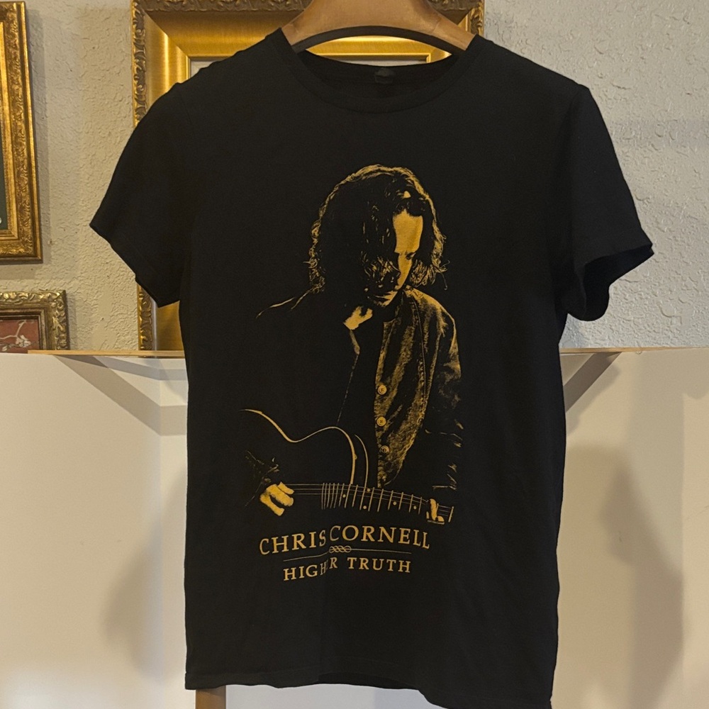Bay Island Black and Gold Higher Truth Tee